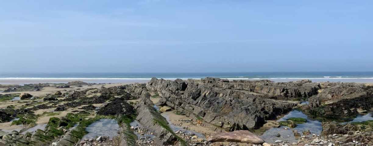 Manche Baie d'Écalgrain La Hague rochers