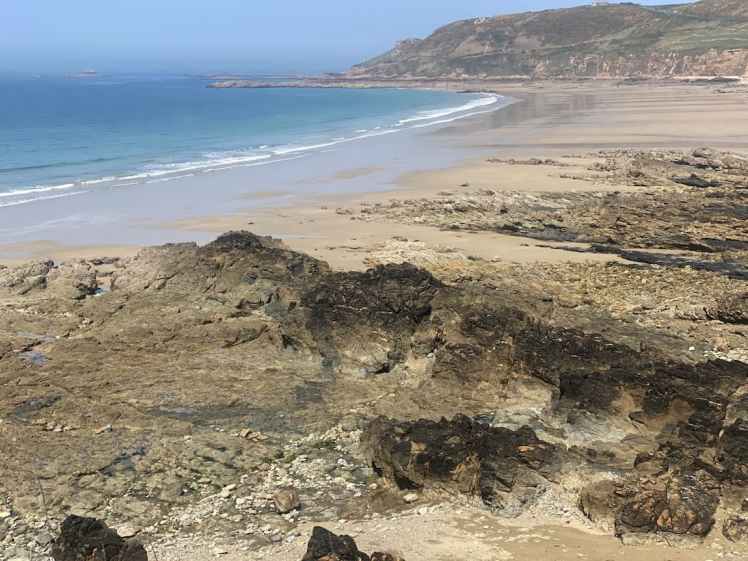 Plage baie d'Écalgrain Manche