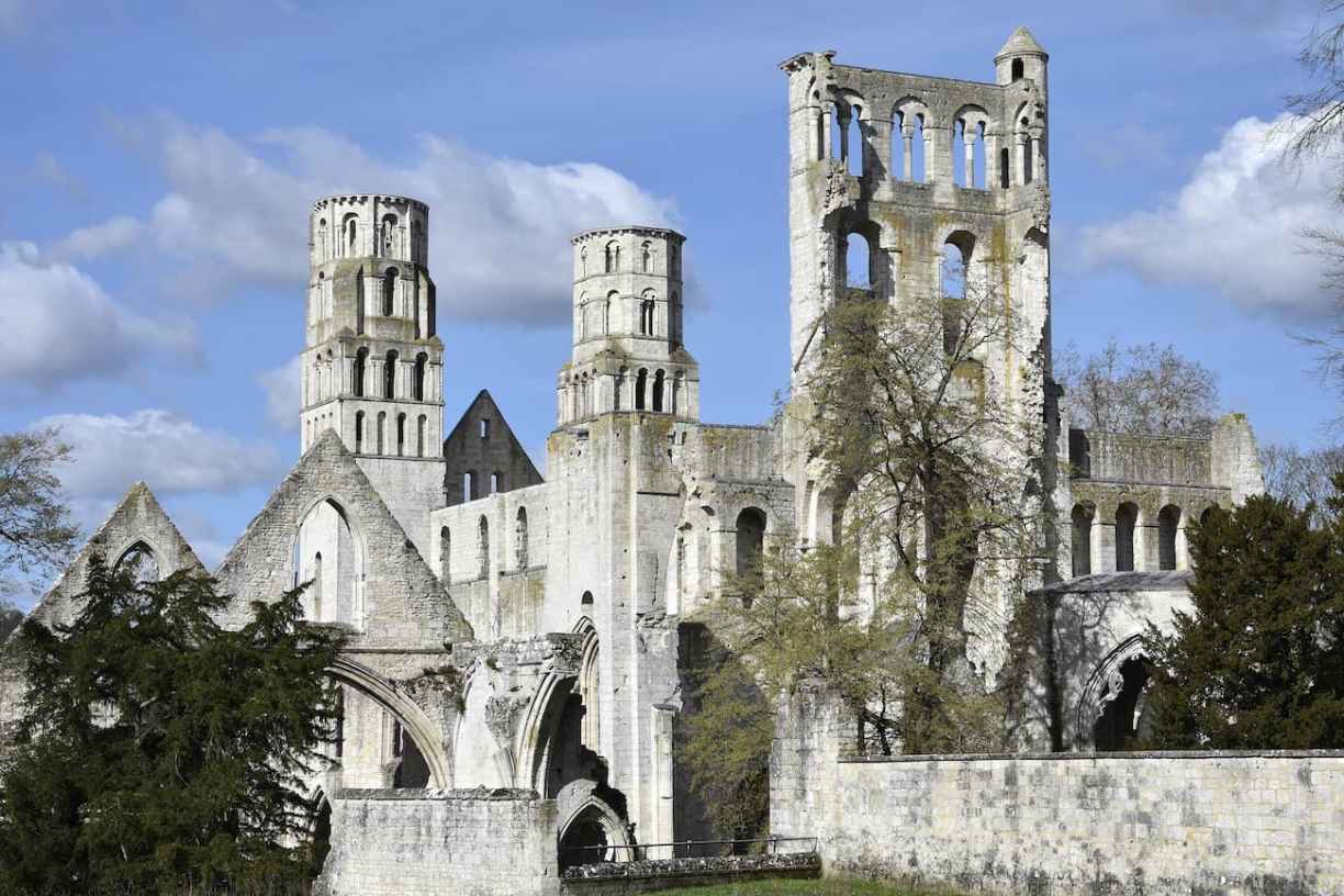 Abbaye de Jumièges en Normandie