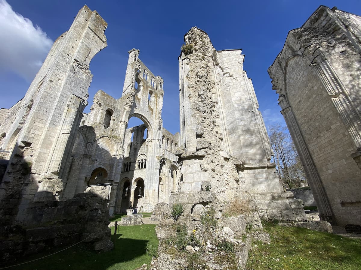 Normandie : Jumièges le chœur gothique