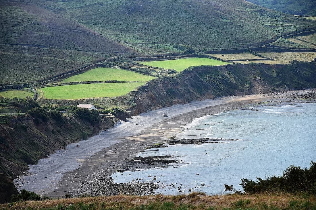 Normandie La Hague la baie d'Écalgrain