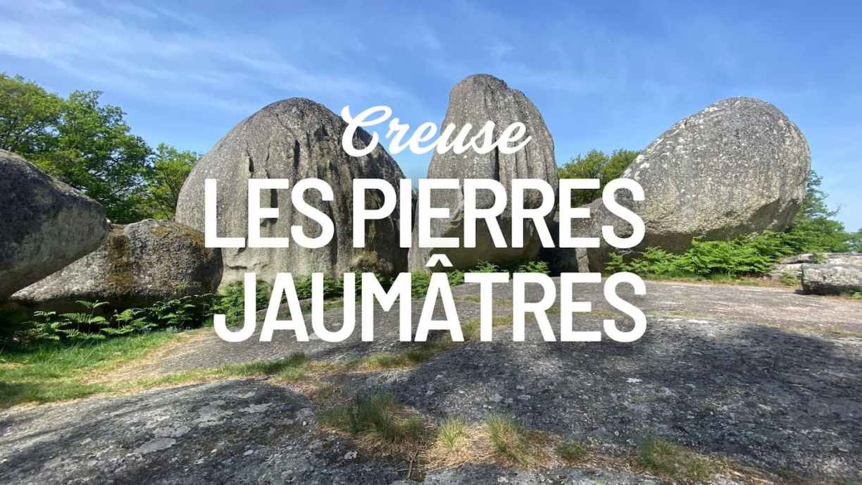Site des Pierres Jaumâtres près de Boussac