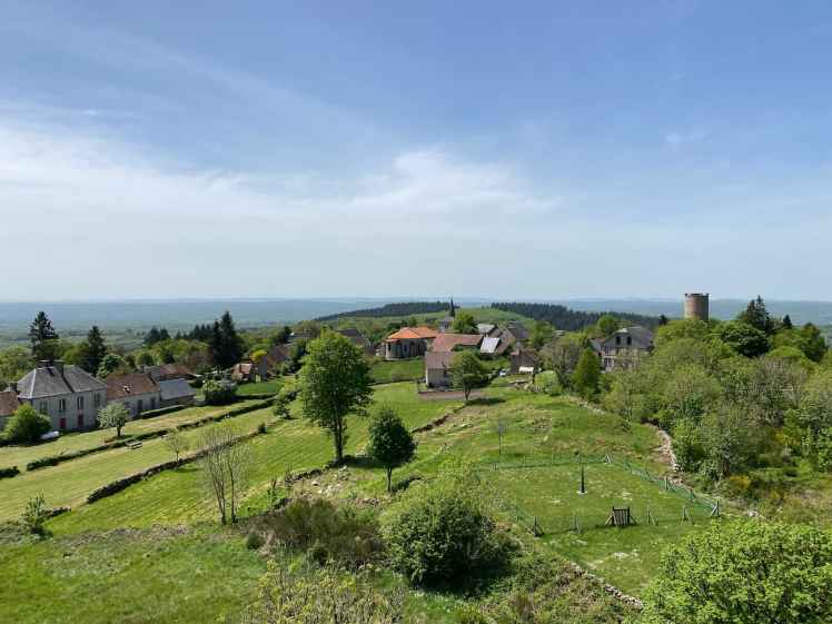 Creuse Toulx-Sainte-Croix panorama