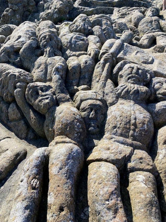 Bretagne rochers sculptés de Rothéneuf 