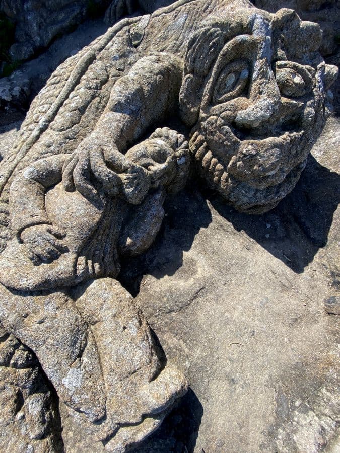 Bretagne Rothéneuf rochers sculptés de l'abbé Fouré