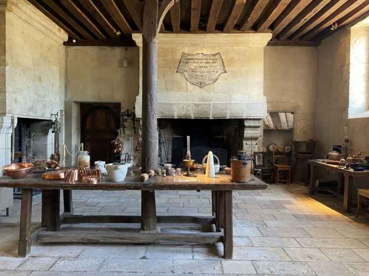 Château de la Loire cuisine de Beauregard