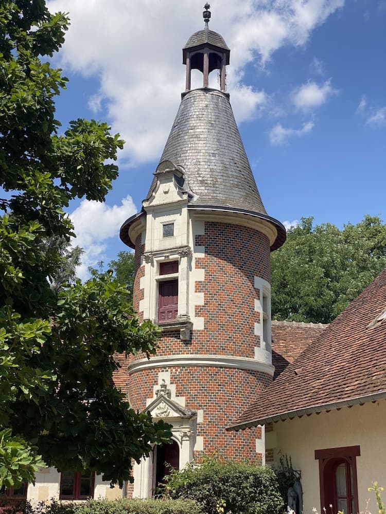 Tourelle du château de Troussay Val de Loire Blois