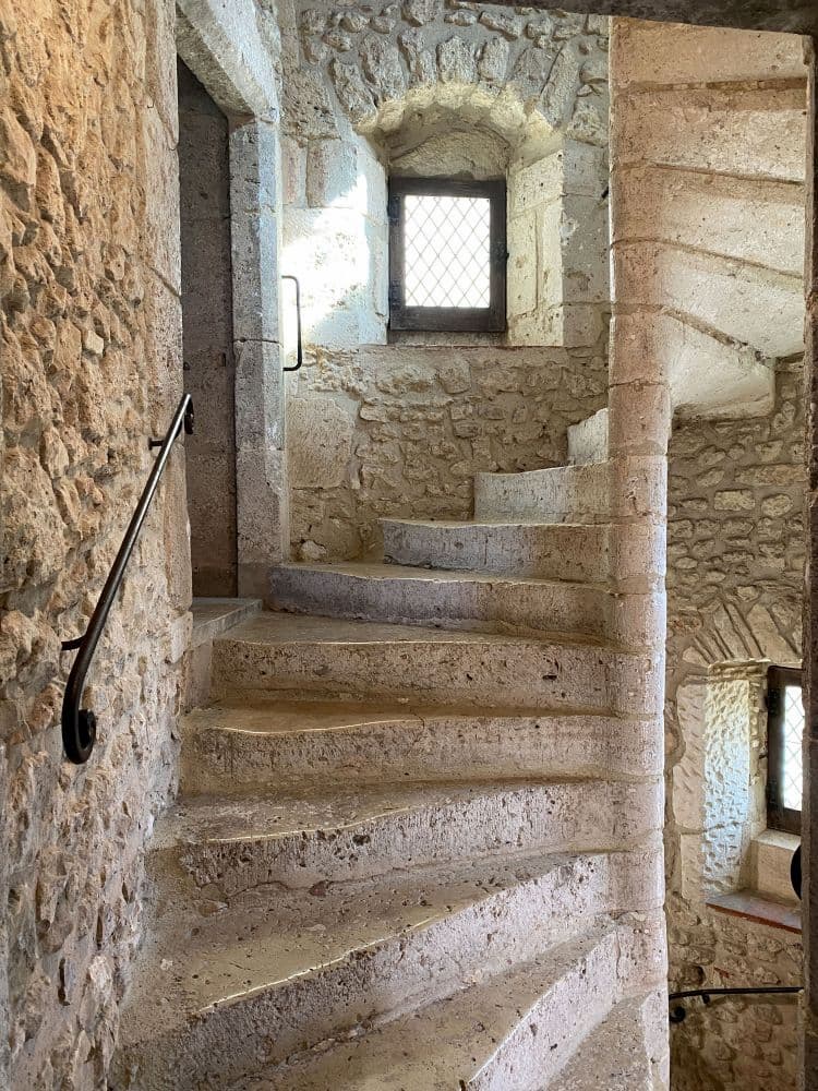 Val de Loire escalier château de Fougère-sur-Bièvre Blois