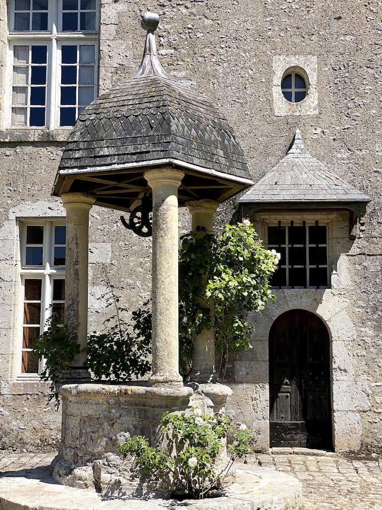 Val de Loire le puits du Château de Talcy