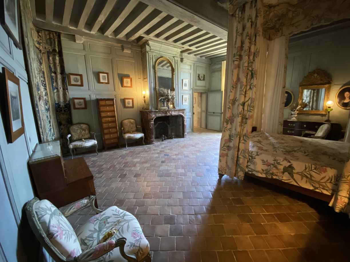 Val de Loire la chambre de Catherine de Médicis Château de Talcy