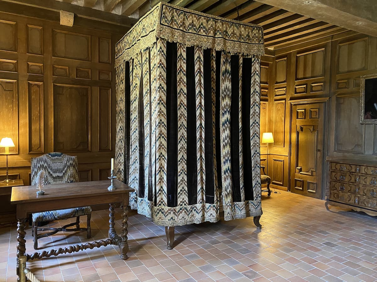 Val de Loire Château de Talcy la chambre de Charles IX