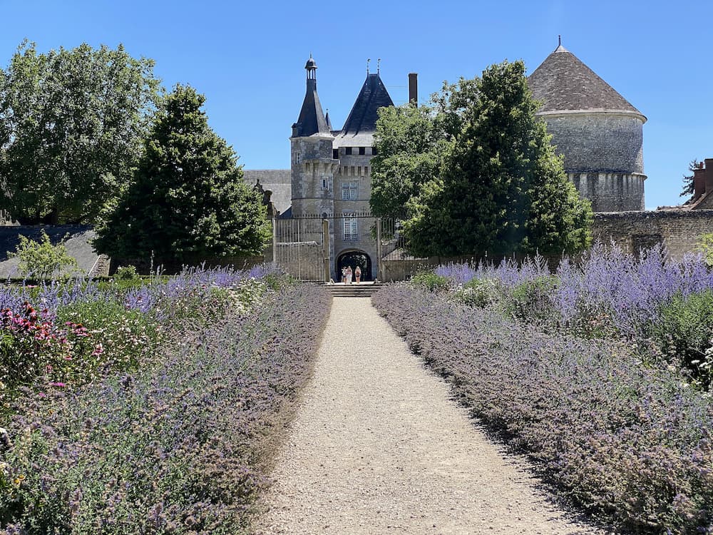 Val de Loire Blois Château de Talcy vu des jardins