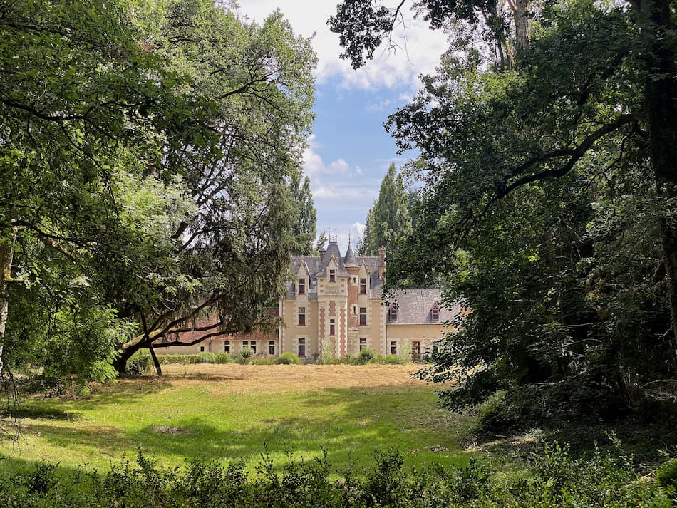 Château de Troussay vu du parc Val de Loire Blois