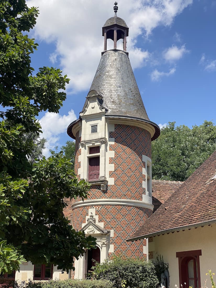Tourelle du château de Troussay Val de Loire Blois
