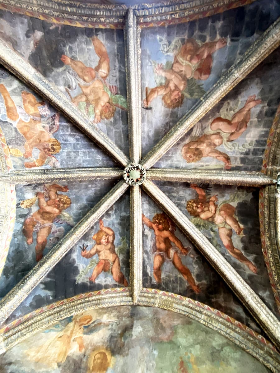 Plafond de la chapelle Val de Loire château de Villesavin