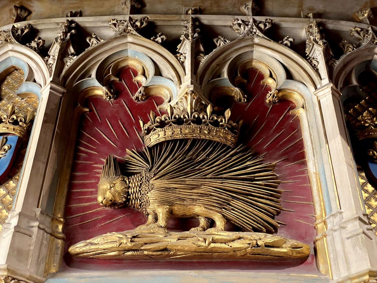 Châteaux de la Loire Blois porc épic emblème royal de Louis XII