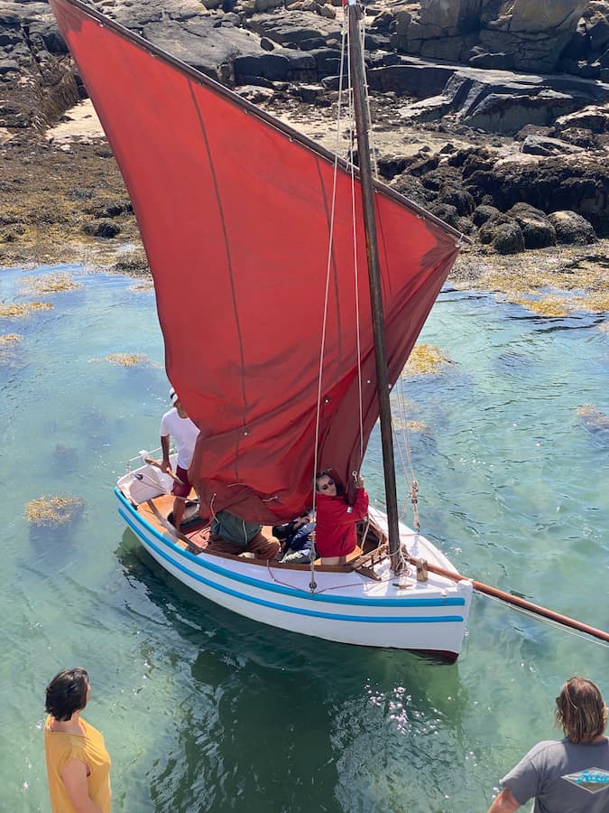 Vieux grément à Chausey Manche