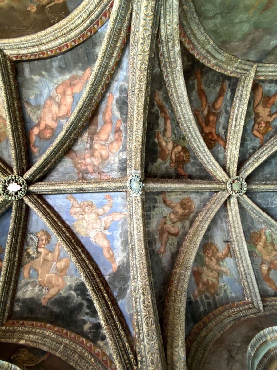 Plafond de la chapelle Val de Loire château de Villesavin 