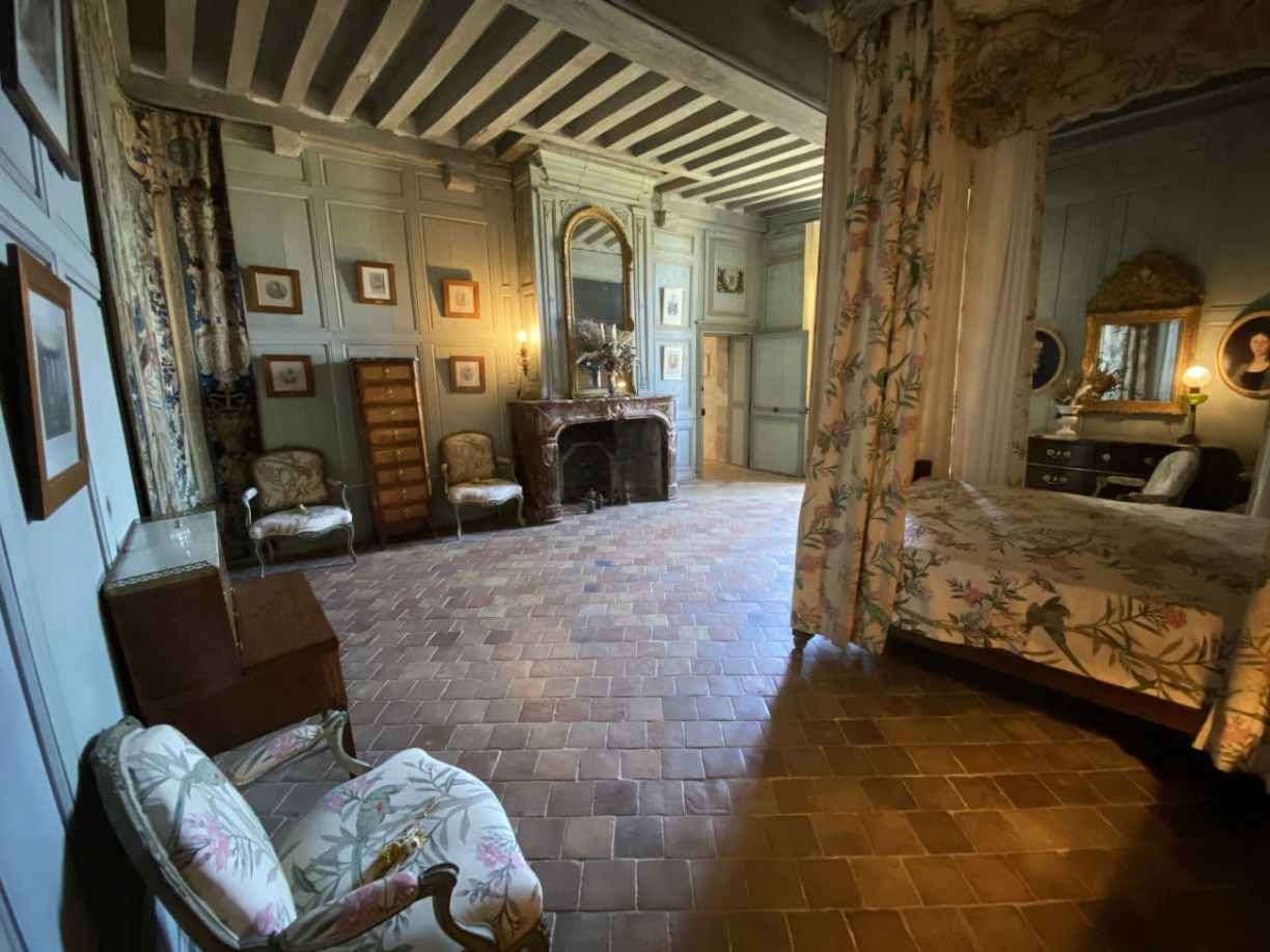 Val de Loire la chambre de Catherine de Médicis Château de Talcy