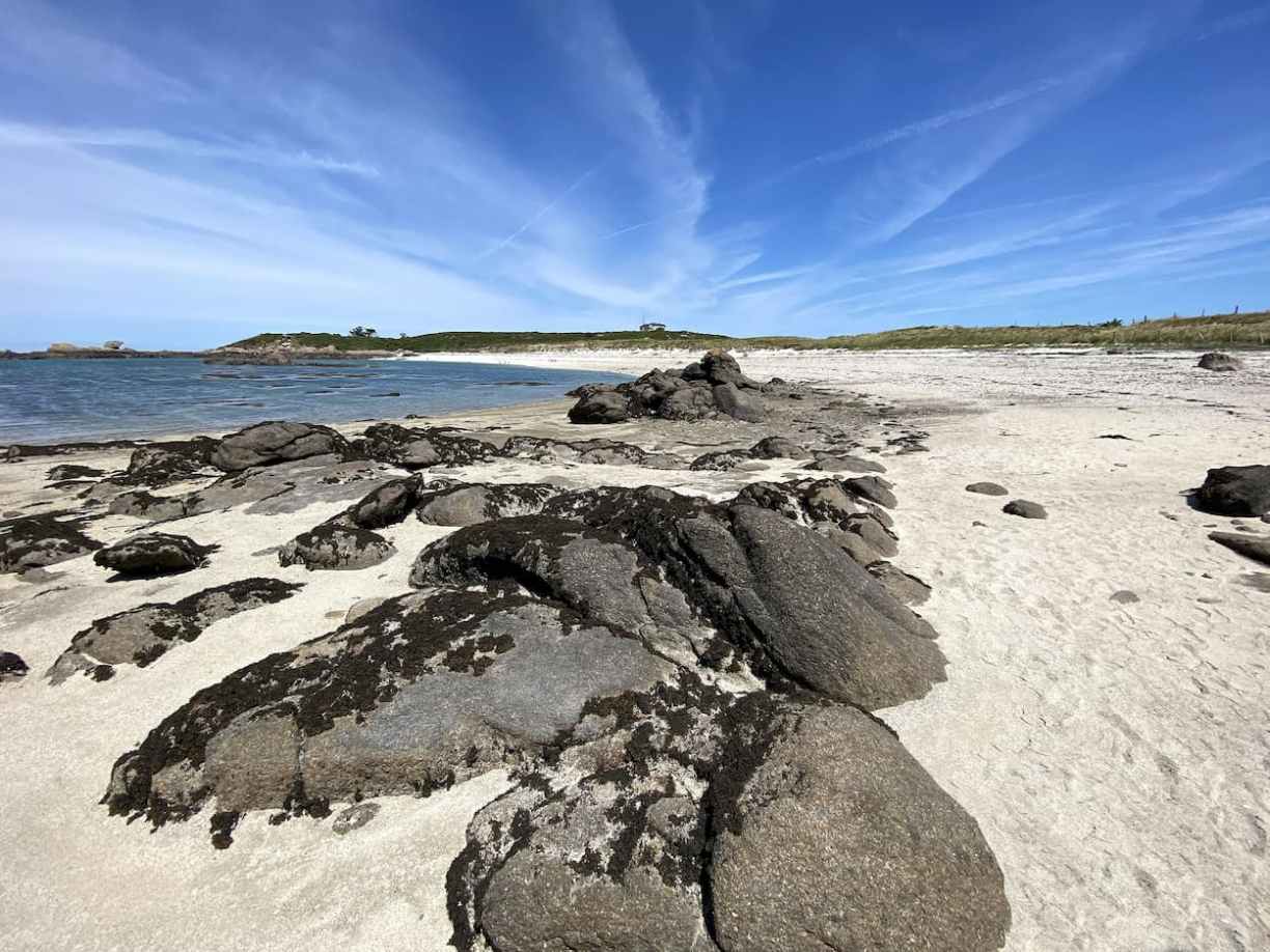 Normandie : plage de Chausey Manche