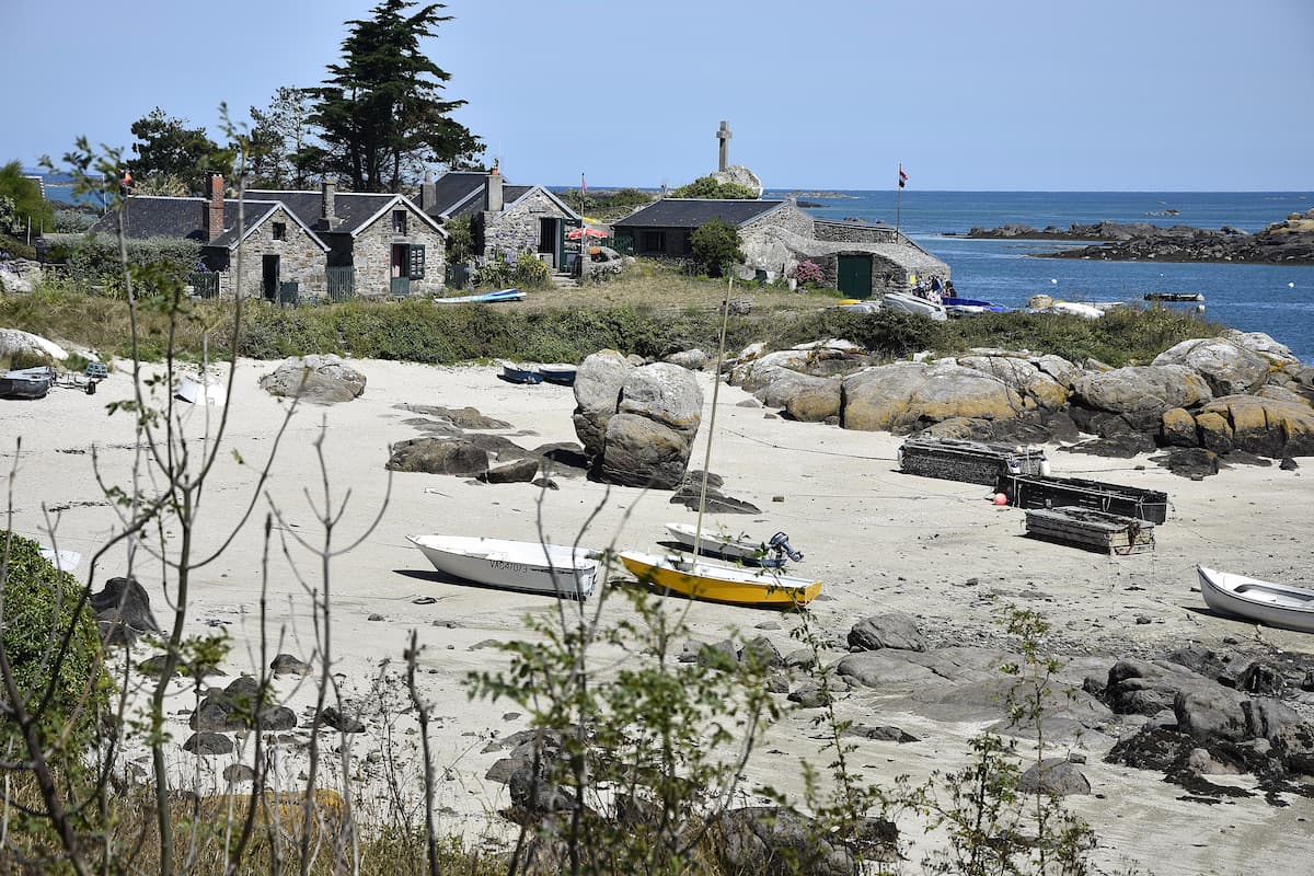 Iles Chausey le village des Blainvillais