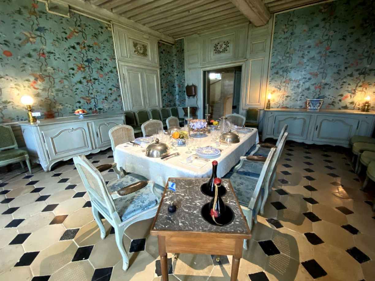 Val de Loire Blois Château de Talcy la salle à manger