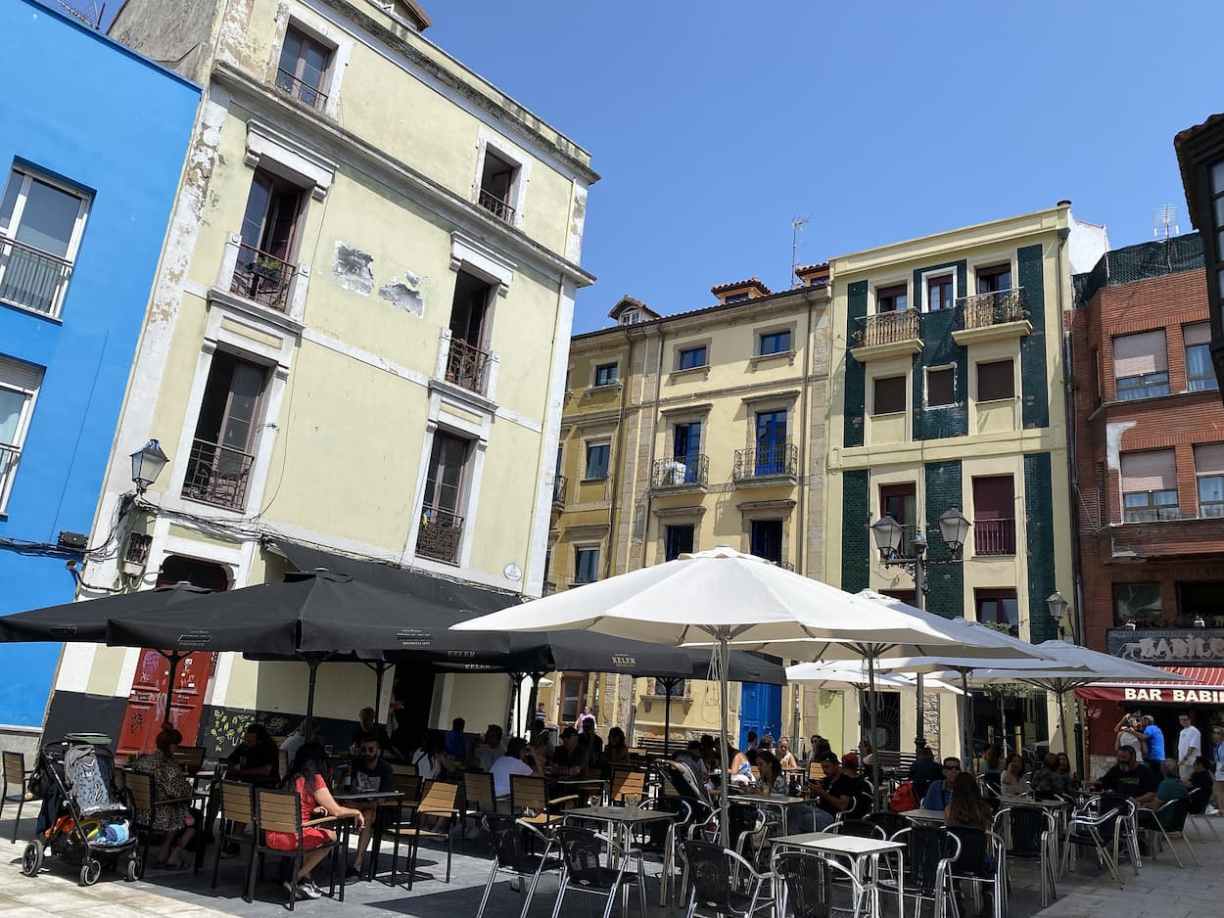 Espagne Asturies Gijon centre historique