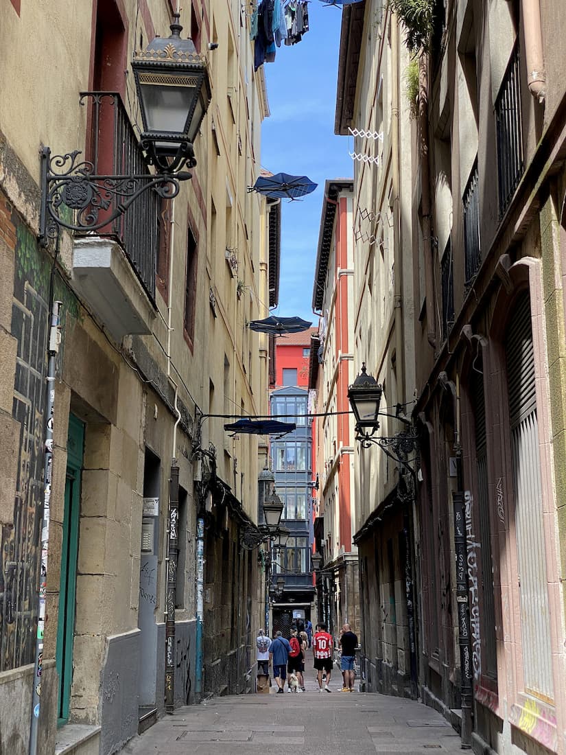 Espagne Bilbao Las 7 calles, les vieilles rues