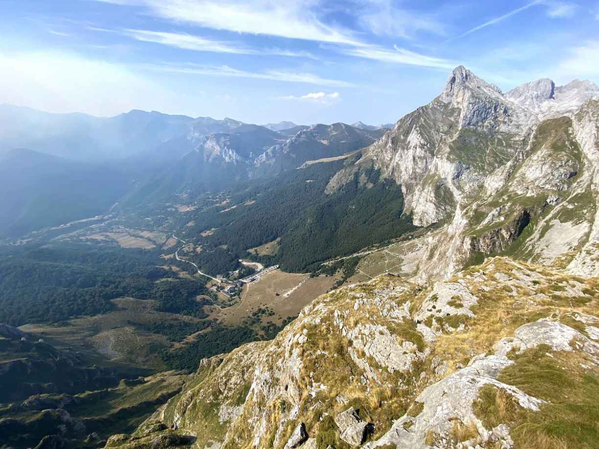 Espagne Parc des Pics d'Europe début de la randonnée
