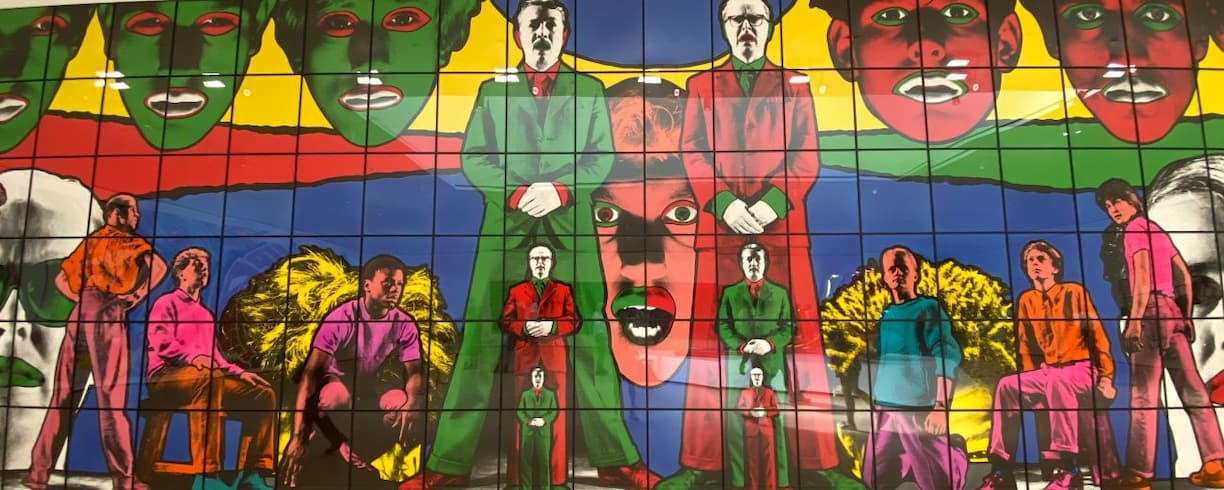 Fresque Pop Art Guggenheim de Bilbao