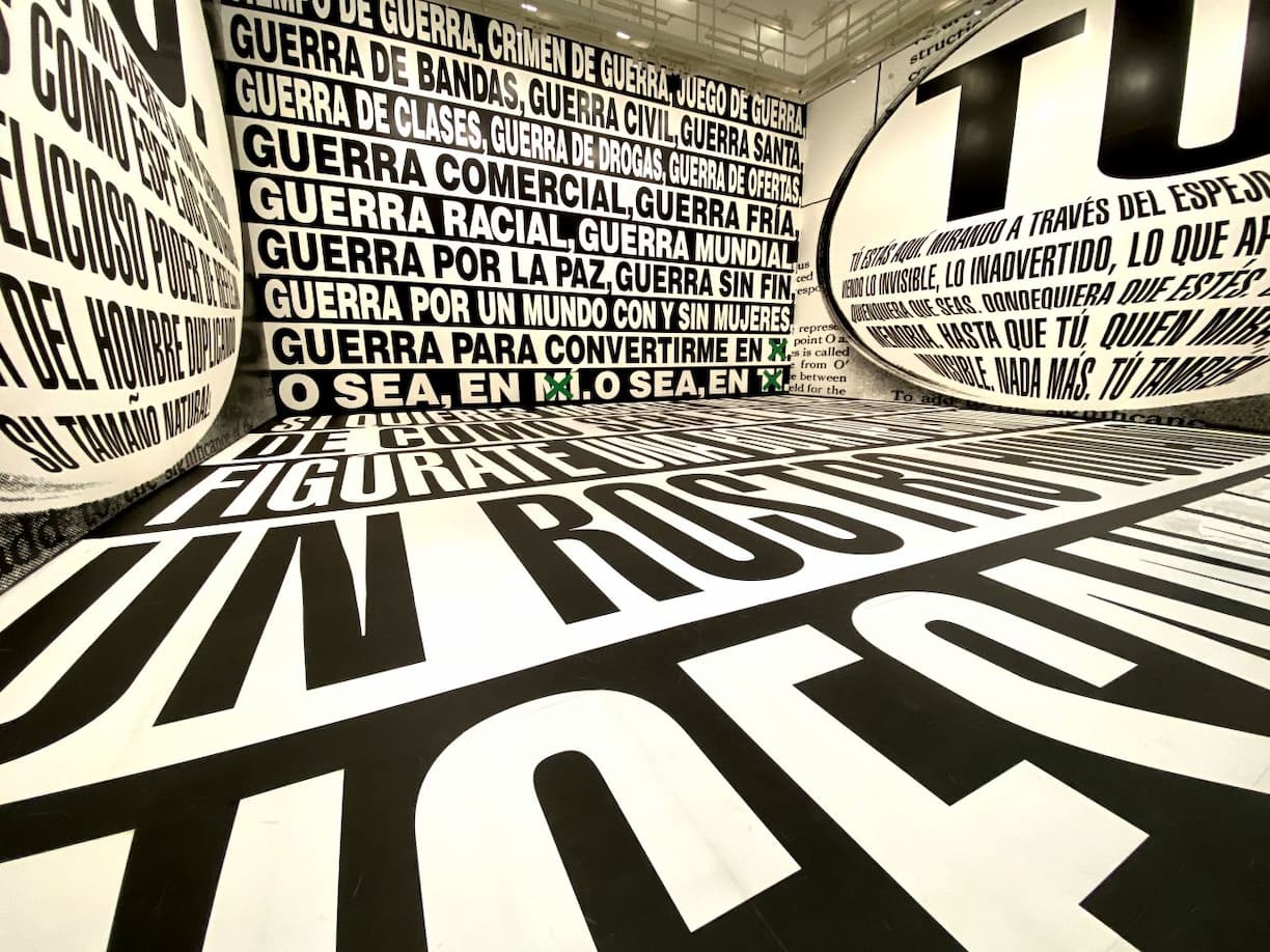 Another day Another night exposition de Barbara Kruger Bilbao