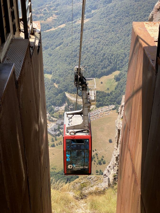 Espagne Parc des Pics d'Europe téléphérique