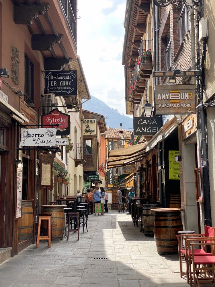 Espagne Parc des Pics d'Europe  rue de Potes