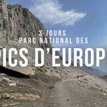Paysage minéral du parc des Pics d'Europe en Espagne