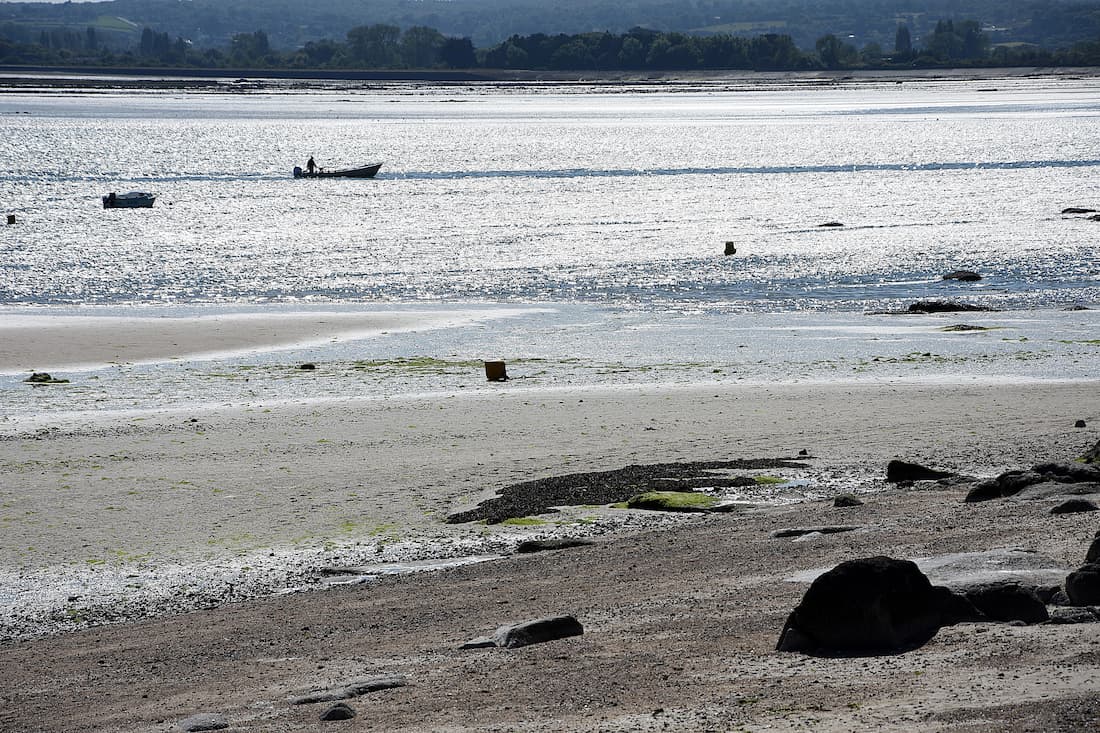 Manche Pointe de Saire : Saint-Vaast-la-Hougue à contre jour