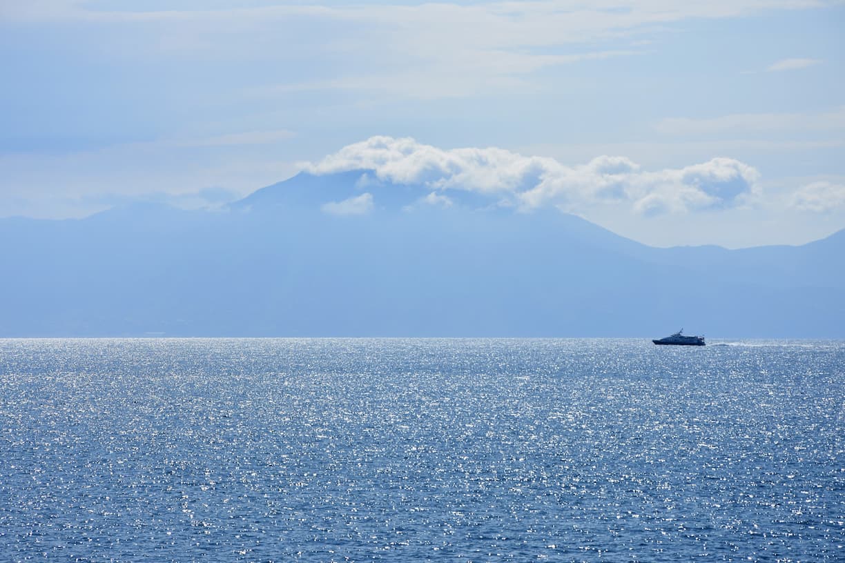 Traversée en bateau entre Naples et Procida