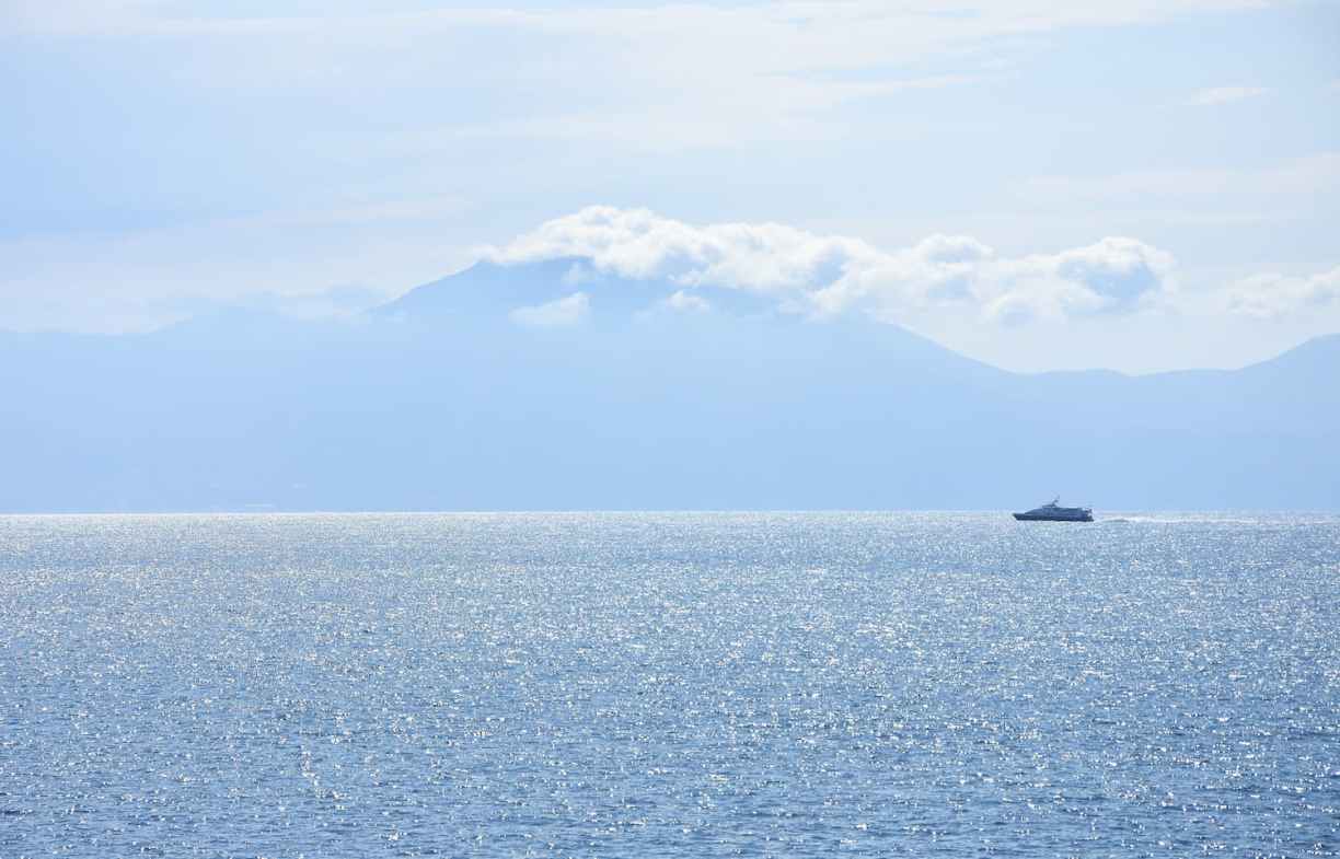 Traversée en bateau entre Naples et Procida