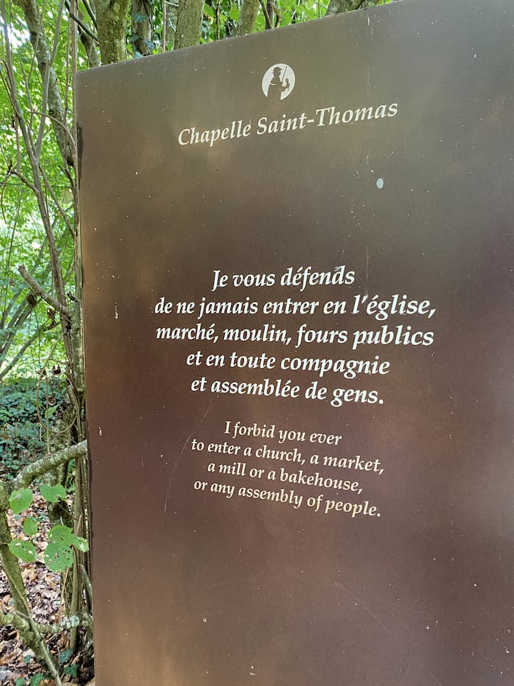 Léproserie de Aizier en Normandie