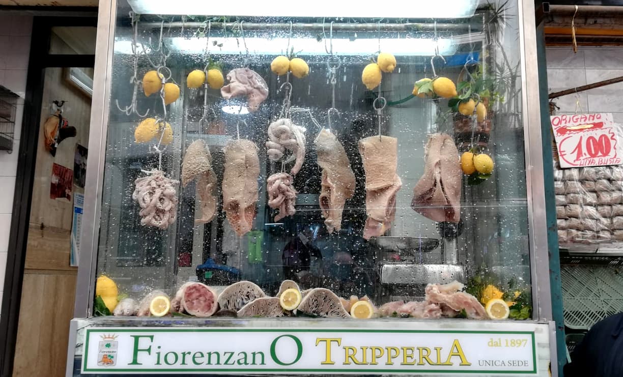 Triperie dans le quartier espagnol de Naples