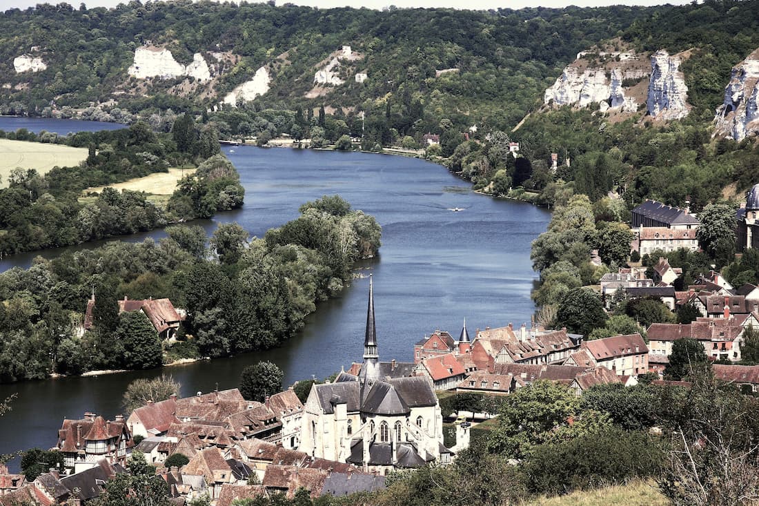 Normandie : Les Andelys sur la Seine