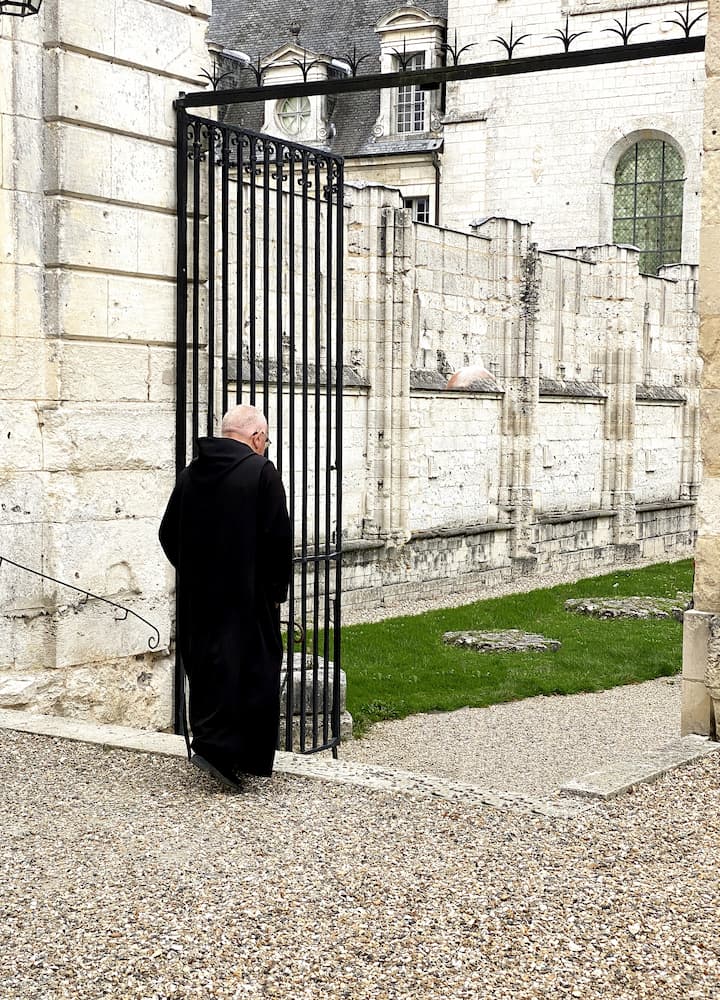 Normandie : moine de l'abbaye de Saint-Wandrille