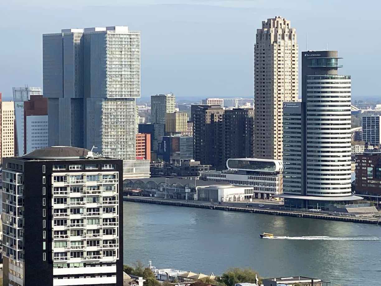 Rotterdam la skyline depuis la tour Euromast