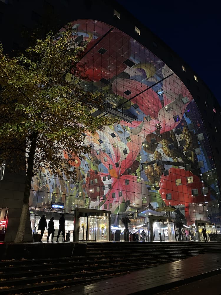 Entrée du Markthal de Rotterdam 