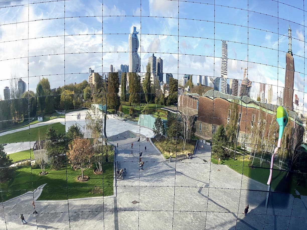 Rotterdam Museum Boijmans reflets dans les miroirs