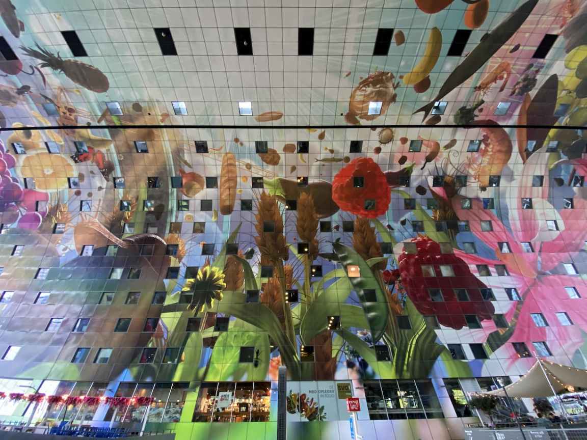 Pays-Bas – Visiter Rotterdam en 3 jours :  le Markthal, les  Maisons Cubes et le street&nbsp;art