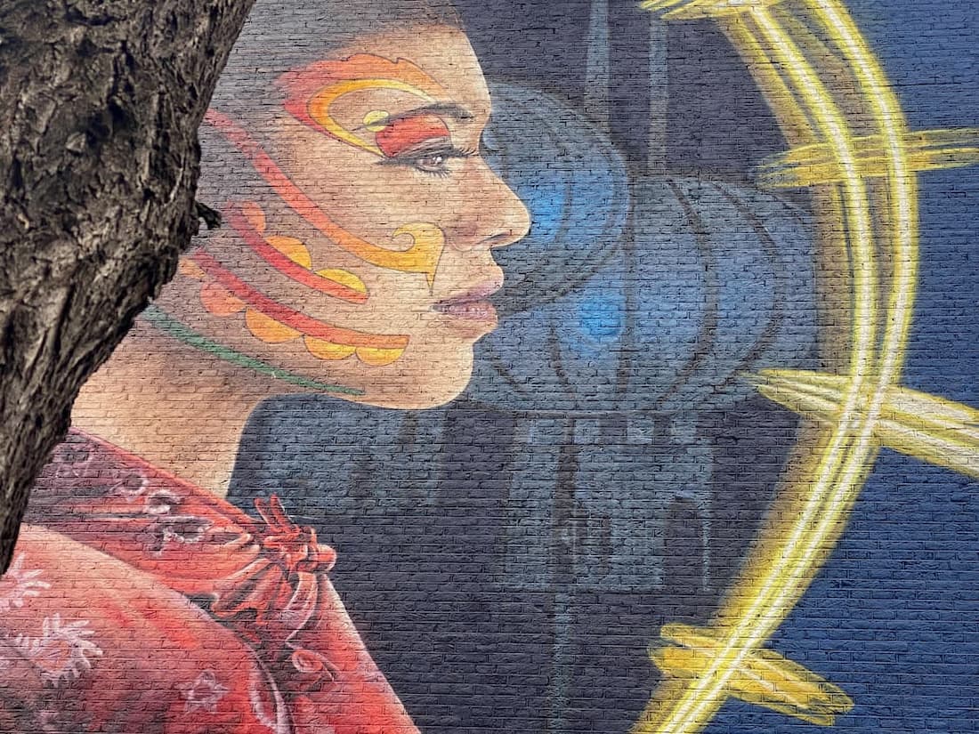 West Kruiskade street art à Rotterdam