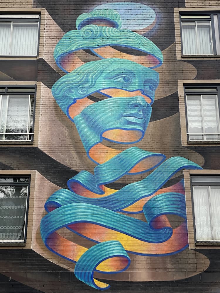 Street art à West Kruiskade de Rotterdam