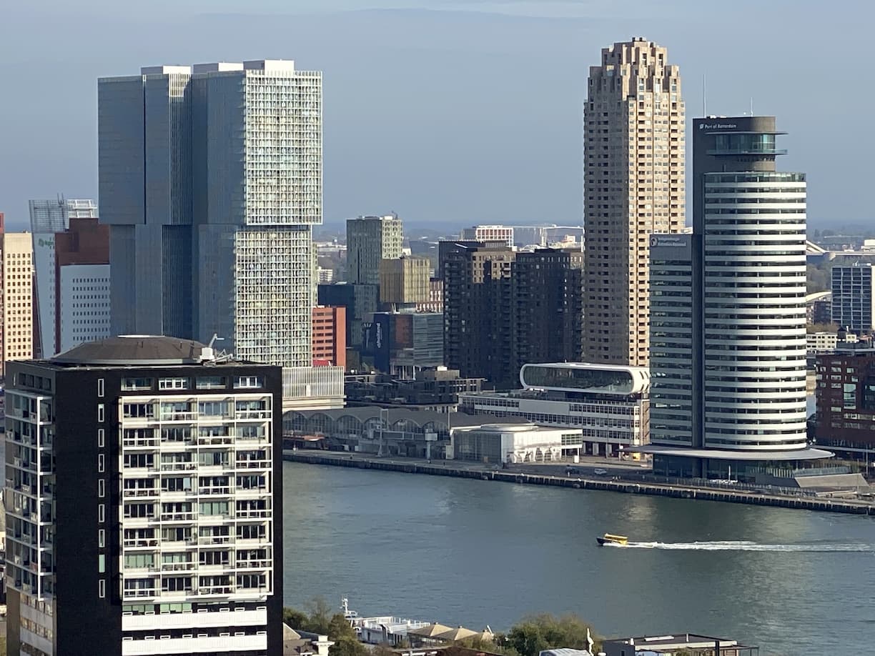Rotterdam la skyline depuis la tour Euromast