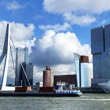 Le pont Erasme sous l'orage