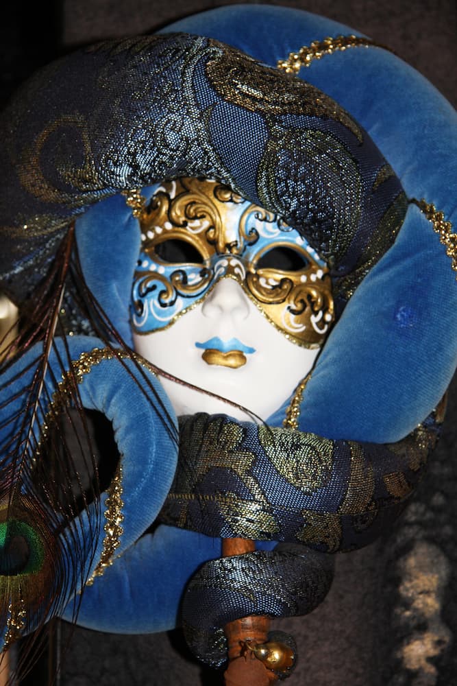 Masque de carnaval à Venise en Italie